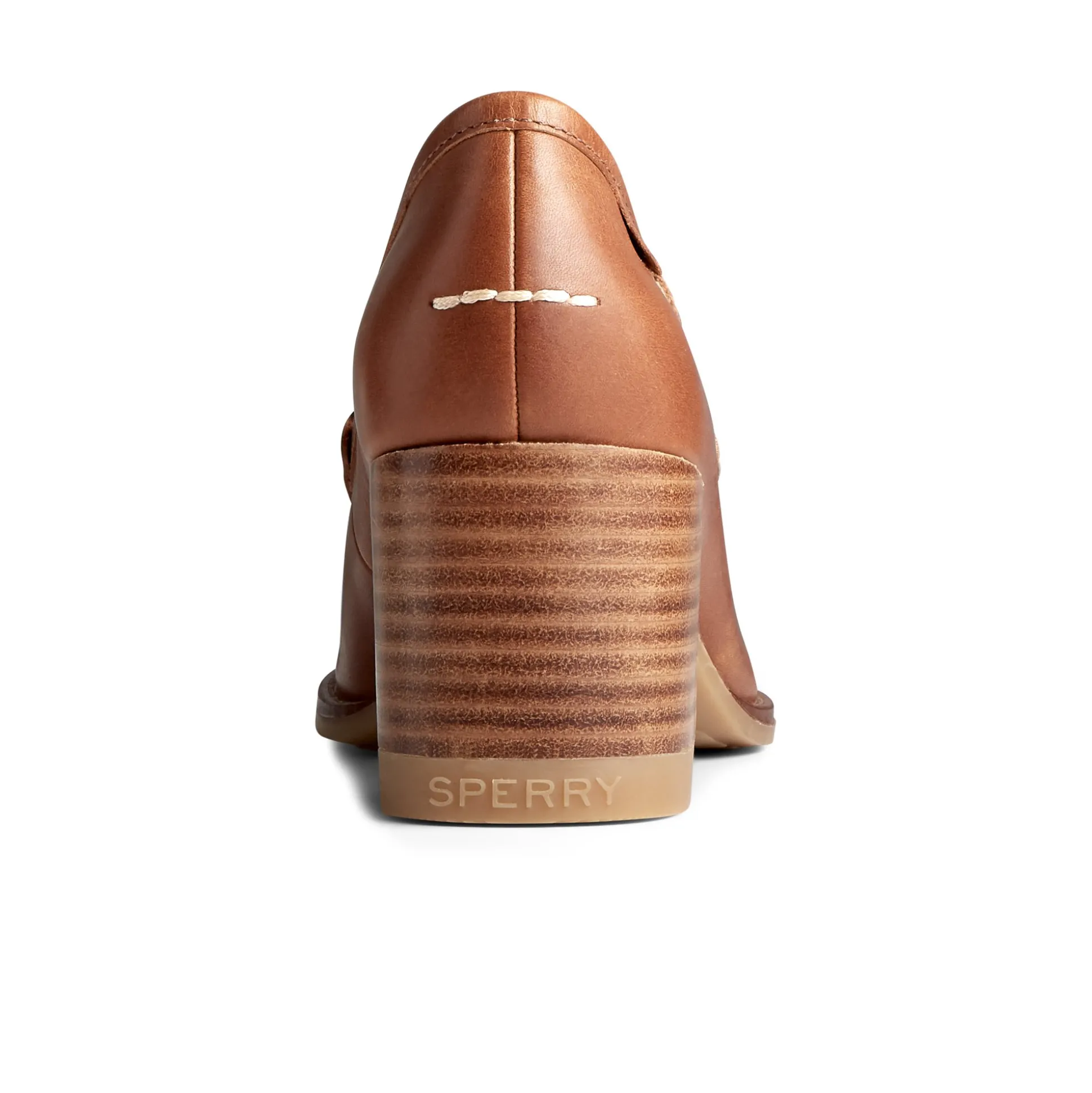 Seaport Penny Heel Leather Loafer