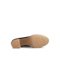 Seaport Penny Heel Leather Loafer